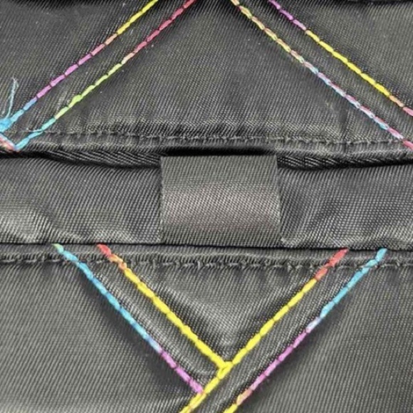 Lug Medium Tote with Trolley Sleeve- Skyliner Black Rainbow NWOT - Picture 3 of 12